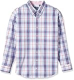 Izod Herren Big and Tall Essential Plaid Long Sleeve Shirt Hemd, True Red, XX-Large Groß