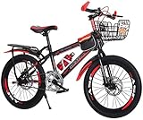 Kinder Fahrrad 6-15 Jahre alt Babywagen Junge Mädchen 20/22/24 Zoll Pupillen Mountainbike mit Wasserkocher, sicherer und komfortabler Geschenkauswahl für Kinder 7-2,20 Zoll fengong ( Color : 22 Inch )