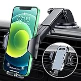 VANMASS Handyhalterung Auto 2021 Version kfz Handyhalterung auf Armaturenbrett Windschutzscheibe Lüftung Auto Smartphone Halter 100% Kratzschutz Universal für alle Handys wie iPhone Samsung Huawei LG