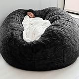 Sitzsack, Bean Bag Cover,Sitzsack Erwachsene Flauschig Bean Bag Chair Riesen Sitzsack Bezug Ohne Füllung XXL Giant Bean Bag Sofa (No Filling) Plüsch Gaming Sitzsack Bezug Groß Lazy Bag Waschb