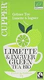 Cupper Grüner Tee Limette&Ingwer, 4er Pack (4 x 35 g)