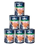 Dehner Premium Katzenfutter Adult, Lachs, 6 x 400 g (2.4 kg)