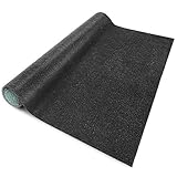 casa pura Premium Farbwunder Kunstrasen Rasenteppich mit Noppen in Meterware – Anthrazit, (200 x 100 cm)