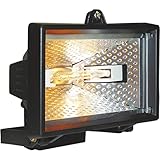 Smartwares Halogenstrahler 120 W, Metall, schwarz, 11 x 14.6 x 13.9 cm, 10.036.76 (HL120)