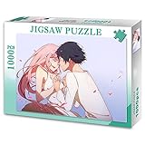 1000 Teile Puzzle Hiro Zero Two FranXX Family Fun DIY 1000 Teile Puzzle Anime Puzzle Handgemachte Freundin Geschenke 70x50