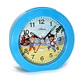 Kinderwecker ohne Ticken für Jungen Piraten Blau Quarz Analog - 1998/5