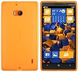 mumbi Schutzhülle für Nokia Lumia 930 Hülle transparent orang