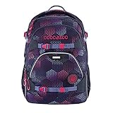 coocazoo Schulrucksack ScaleRale Purple Illusion lila-rosa, ergonomischer Tornister, höhenverstellbar mit Brustgurt und Hüftgurt für Mädchen ab der 5. Klasse, 30 L