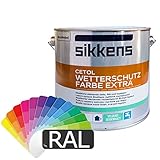 Sikkens Cetol Wetterschutzfarbe (RAL-Farben) 2,5l - getönt nach RAL - Wunschfarb