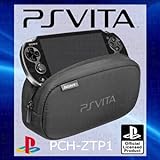 Offizielles Sony Playstation PS Vita Soft Travel Pouch Tragetasche – mit Dual Staufächer für Peripheriegeräte + Speicherkartenslots – pch-ztp1 [OEM-verpackt]