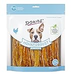 DOKAS Getreidefreier Premium Snack in Streifen für Hunde – Ideal für zw