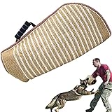 BOW CALICO Hundebiss Ärmel Schlepper, Hunde Schutzhülle Armschutz, Hund beißt Sleeve, Dauerhafte Jute Ausbildung Pit Bull Deutscher Schäferhund Mastiff Supp