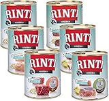 30 x 800g Rinti Sensible Mixpaket (6xLamm&Reis,6xHuhn&Reis,6xRind&Reis,6xHuhn&Kartoffel,6xPute&Kartoffel)