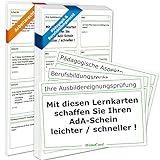 AEVO-Lernkartei (380 Lernkarten) - Kompaktwissen zur Ausbildereignungsprüfung/zum AdA-Schein: für das Prüfungsjahr 2021/22