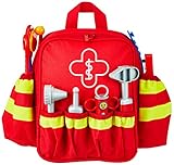 Theo Klein 4314 Rettungsrucksack I Mit Stethoskop, Spritze und vielem mehr I Elektronischer Blutdruckmesser mit Sound I Maße: 28 cm x 25 cm x 8,5 cm I Spielzeug für Kinder ab 3 Jahren, b