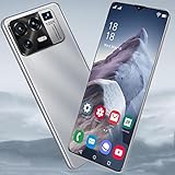 HYEBOX Mobiltelefone, Telefon freigeschaltetes Dual-SIM-Smartphones, 6,7 Zoll-Vollbild-Telefon, 6800mAh-Batterie, Android 11 OS, Fingerabdruck und Gesichts-ID (64/256 / 512GB)