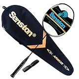Senston N80 Ultra-Lict 100% Graphit Badmintonschläger Carbon Badminton schläger mit Schläg