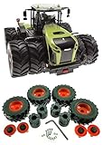 Doppelreifen Komplett-Set für Siku Control 32 Claas Xerion 5000 (6791,6794)