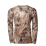 Kryptek Valhalla LS Crew – Langärmeliges Camo Jagdhemd (Valhalla Collection), Herren, Highlander, M