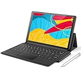 P31-E 10 Zoll Tablet mit Octa-Core 4 + 64 GB, Android 10 Tablet mit 4G LTE + WiFi SIM, Tablet PC mit 5 + 13 MP 1080P FHD Kameras, Dual Lautsprecher, Tastatur und S