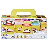 Play-Doh Super Farbenset (20er Pack), Knete für fantasievolles und kreatives Sp