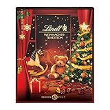 Lindt Weihnachts-Tradition Adventskalender 2021 | 253 g verschiedene Pralinen- und Schokoladen-Überraschungen | Ideales Schokoladen-Geschenk