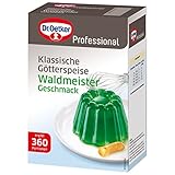 Dr. Oetker Professional Götterspeise mit Waldmeister-Geschmack, Götterspeisenpulver in 1 kg Packung