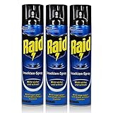 3x Raid Insekten-Spray 400 ml - Wirk