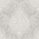 Vliestapete Barock-Tapete Ornament-Tapete 953721 95372-1 Innova Memory 3 | Beige/Crème Silber | Rolle (10,05 x 0,53 m) = 5,33 m²