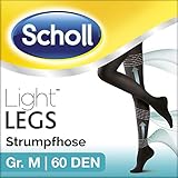 Scholl Light Legs Strumpfhose – Damen-Strumpfhose mit Kompressionsfunktion in M – Blickdichte, schwarze Stützstrumpfhose – 1 Paar mit 60 DEN