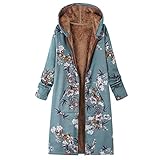 NONGFUSHANQUAN Damen Winter Jacke Stepp Parka Mantel Teddyfell warm gefü