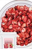 gefriergetrocknete ERDBEEREN 300g - in Scheiben - Erdbeeren getrocknet - ohne ZUSATZSTOFFE - pure Frucht - 100 % Erdbeeren - wieder verschließb