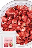 gefriergetrocknete ERDBEEREN 300g - in Scheiben - Erdbeeren getrocknet - ohne ZUSATZSTOFFE - pure Frucht - 100 % Erdbeeren - wieder verschließb