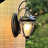 Wunderschön dekorierte Lampen - Wandleuchte Hell Balkon Wasserdicht Outdoor Wandlampe Villa Garten Hof Terrasse Wand Tür LED Außenwandleuchte W