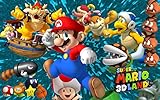 Neue Anime Spiel Wandtattoos Super Lustig Mario Bros 3d Vinyl Aufkleber Für Kinderzimmer Dekoration Kinder Puzzle Tap