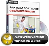 Faktura Software Gebäudereiniger - Rechnungsprogramm Netzwerk 6 PC