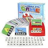 GUANEE BIke light Passendes Buchstabenspiel, Geschenke für Mädchen im Alter von 4–5 Jahren, Buchstabierwörter, Lernspielzeug für 3–6 Jahre alte Jungen und Mädchen, Weihnachtsgeschenke fü