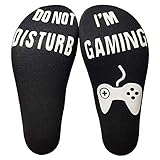 Socken mit der Aufschrift 'Do Not Disturb I'm Gaming', aus Baumwolle, für G