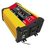 MeterBew1147 Auto-Wechselrichter-Netzteil 300W mit Multimedia-Player MP3-Musikradio Eingebauter Media-Player Langlebiges R