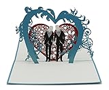 Gleichgeschlechtliches Hochzeitspaar, Heirat, schwule Hochzeit, Mann-Mann, Mr.Mr, gay wedding, Hochzeitskarte, 3d Klappkarte, Pop Up Karte, Glückwunschkarte, Grußkarte, Geschenkk