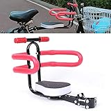 Futchoy Kinderfahrradsitz Fahrrad Kindersitz Fahrradsitz Vorne Halterung bis zu 30kg, Vorneliegender Fahrradsitz für Kinder, für Cruiser/Faltbare/City-Shared-Bik
