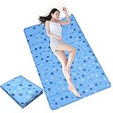 GENERAL ARMOR Gel kühlende Matratzenauflage 70×170cm, Kühlmatte / Kühlkissen / Kühlpad zur Regulierung der Körpertemperatur, Selbstkühlendes Kühlkissen für Hunde Katzen Haustiere Schneeflock
