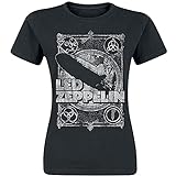 Led Zeppelin Shook Me Frauen T-Shirt schwarz S 100% Baumwolle Band-Merch, B