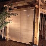 WXQIANG Verdunklungsrollos aus Holz, für den Außenbereich, vertikale Jalousien für Terrasse, Außenbeschattungsvorhang, Breite 60/80/100/120/130/140 cm, Innendekoration, Heimdek
