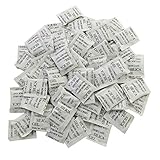 ECYC® 100 Bags Silica Gel Beutel Sachets Trockenmittel Kleine Beutel 100 Pak