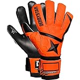 Derbystar Attack XP16 Torwarthandschuhe Unisex, orange schwarz, 8