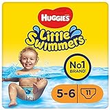 Huggies Little Swimmers Einweg-Schwimmwindeln für Babys und Kinder, Größe 5-6 (12-18 kg), 11 Bade-Windeln, Unisex