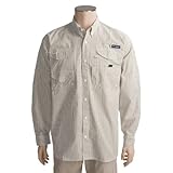 Columbia Herren Super Bonehead Classic Langarmshirt, Herren, Fossil, Gingham, M