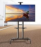 tv ständer55-80' universeller mobiler TV-Wagen, vom Boden bis zur Decke integriertes Display-Reg