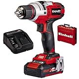 Einhell Akkuschrauber TE-CD 18 Li E Set Power X-Change (Lithium Ionen, 18 V, 2 Gang, 47 Nm, LED-Licht, Koffer, inkl. 2,0 Ah Akku und Ladegerät)